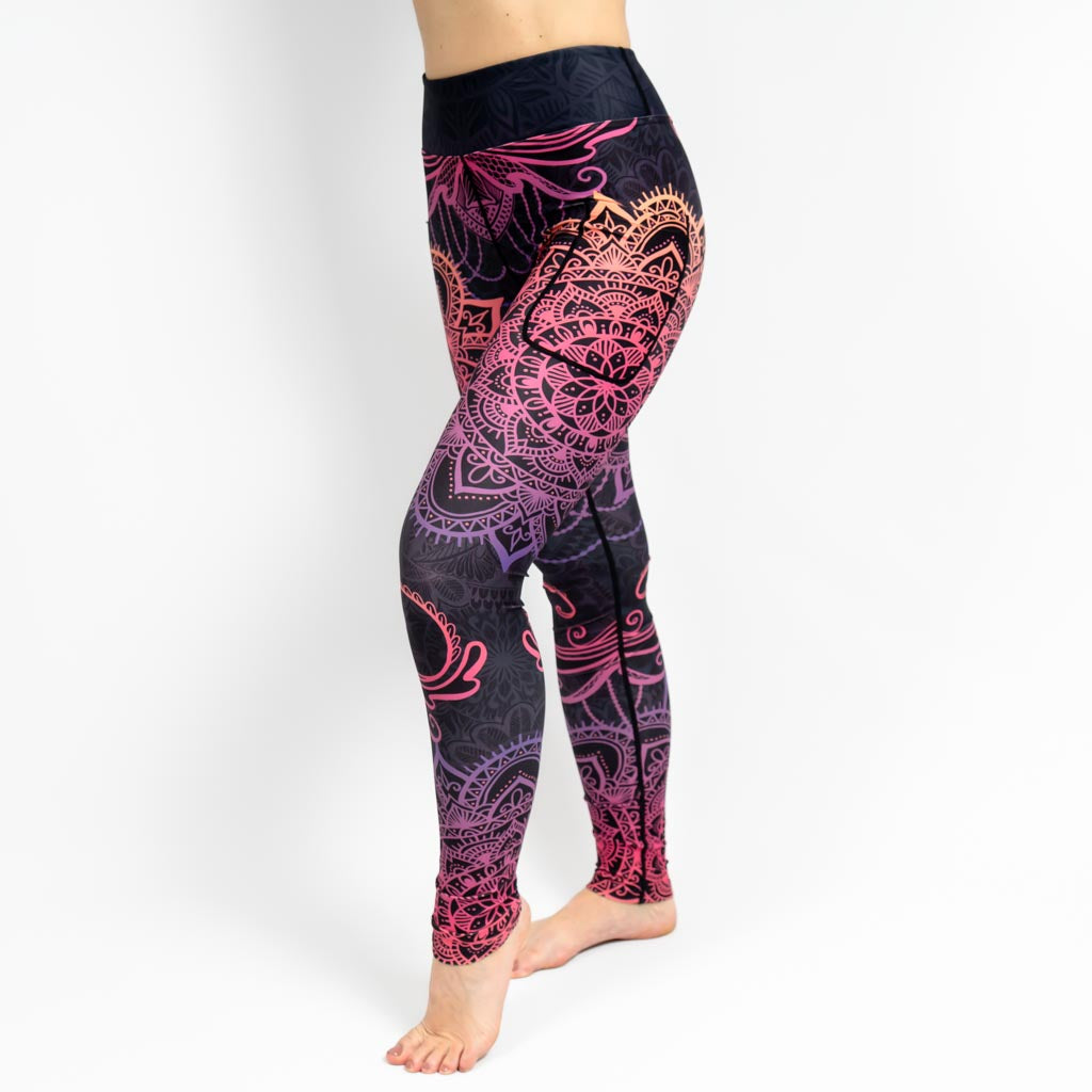 Peach Mandala Leggings