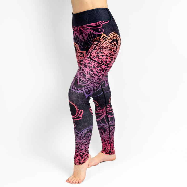 Peach Mandala Leggings