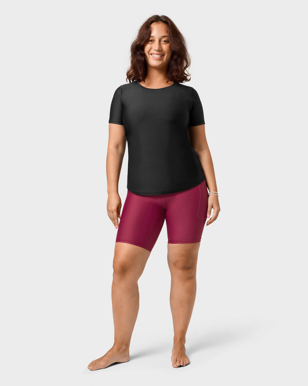 Signature Plum Shorts