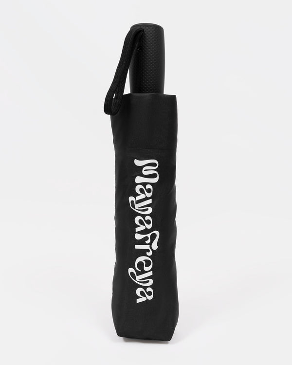 Rainia Black Umbrella