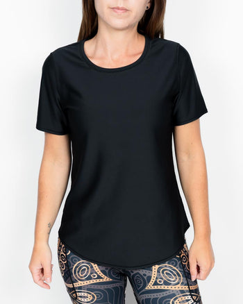 Vigga Fitted Black T-Shirt