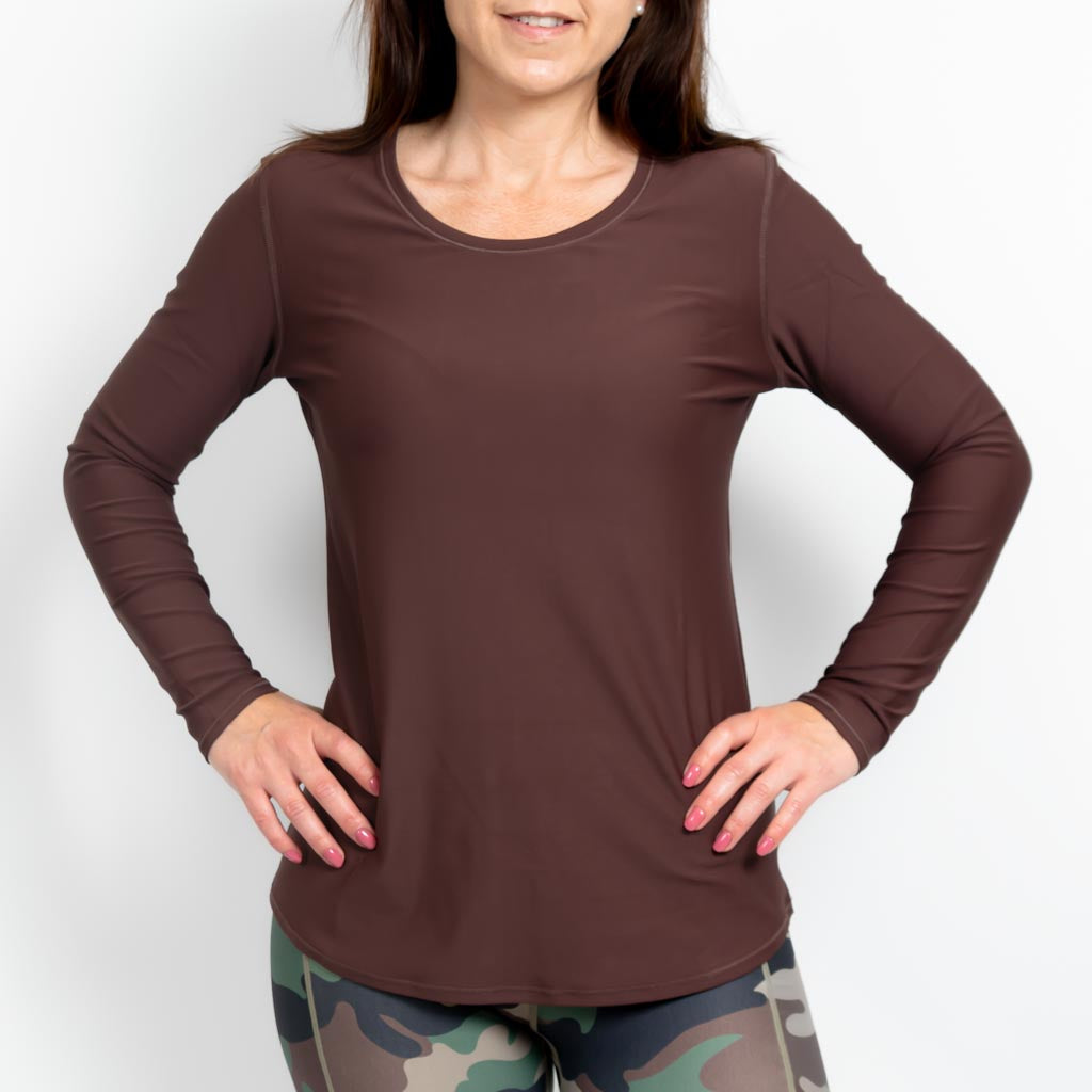 Vigga Brown Long-Sleeve