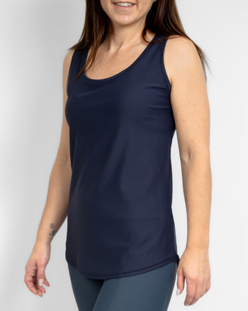 Vigga Fitted Deep Blue Top