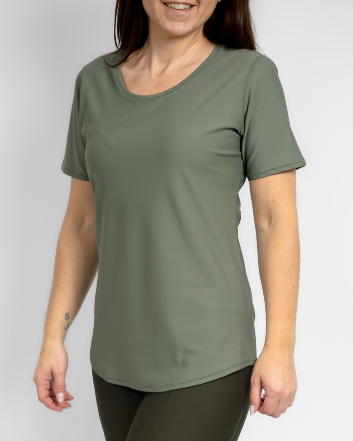 Vigga Dusty Green T-Shirt
