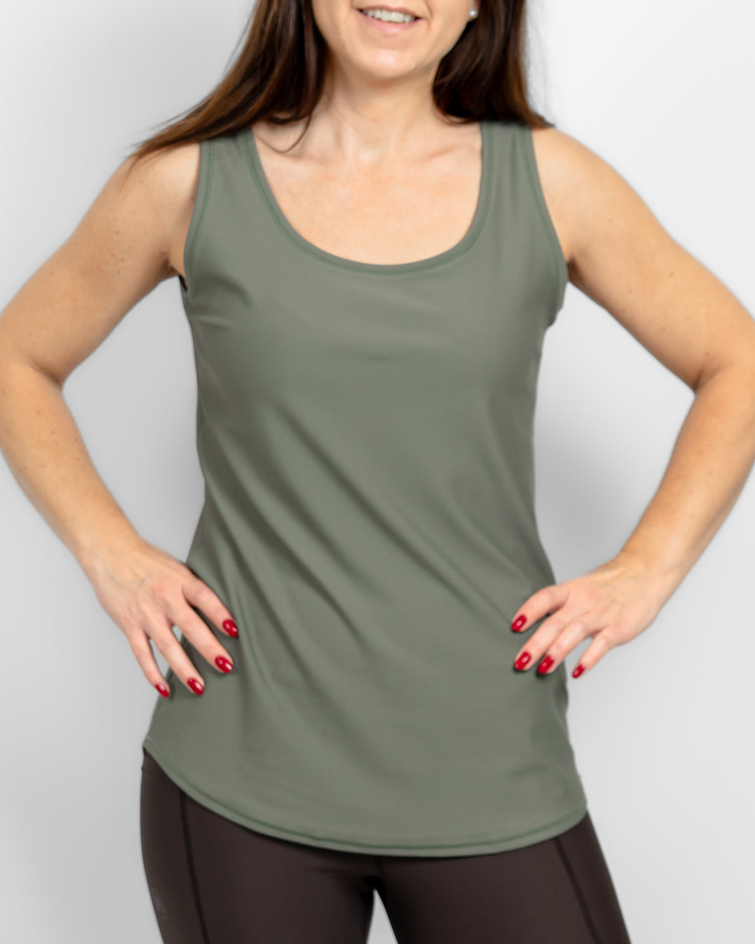 Vigga Dusty Green Top