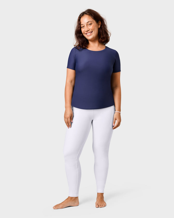 Signature White Leggings
