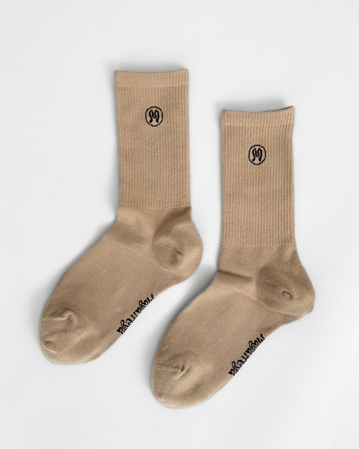 Zoe Beige Socks