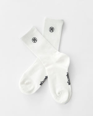 Zoe White Socks